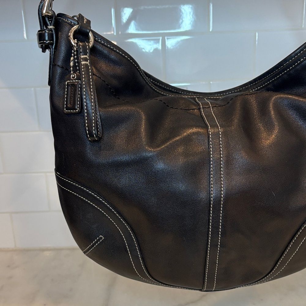 Coach Bag Purse Handbag Leather Soho Y2K Hobo Vintage Shoulder Bag Pocketbook - Picture 3 of 17